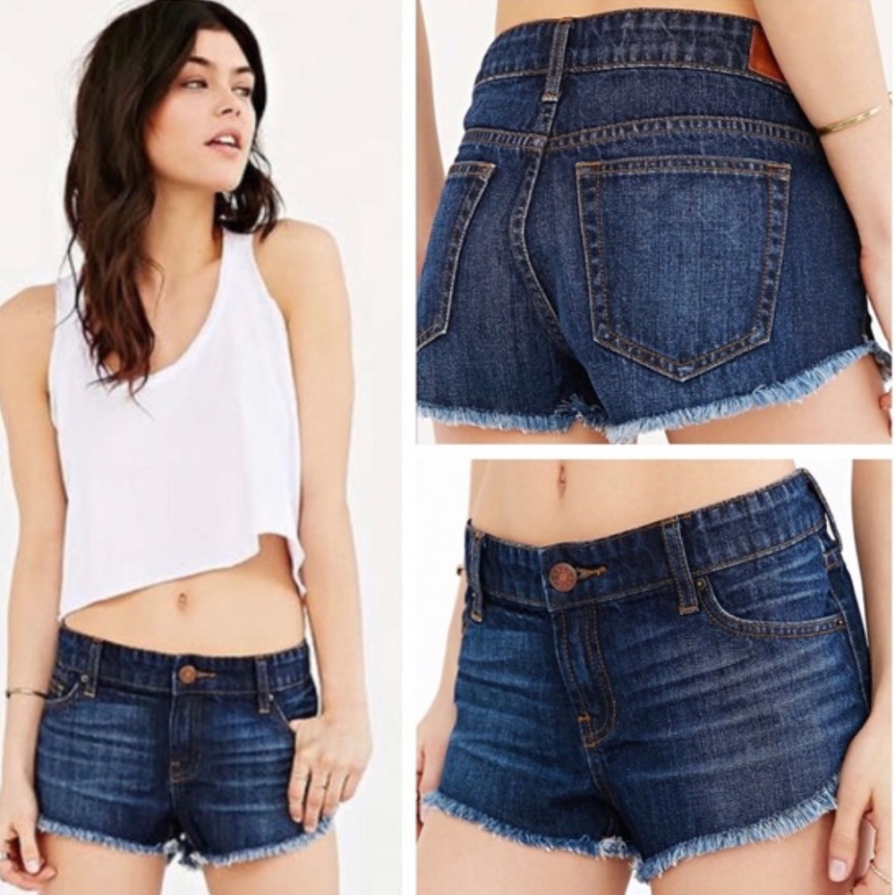 BDG Dolphin Hem Denim Shorts